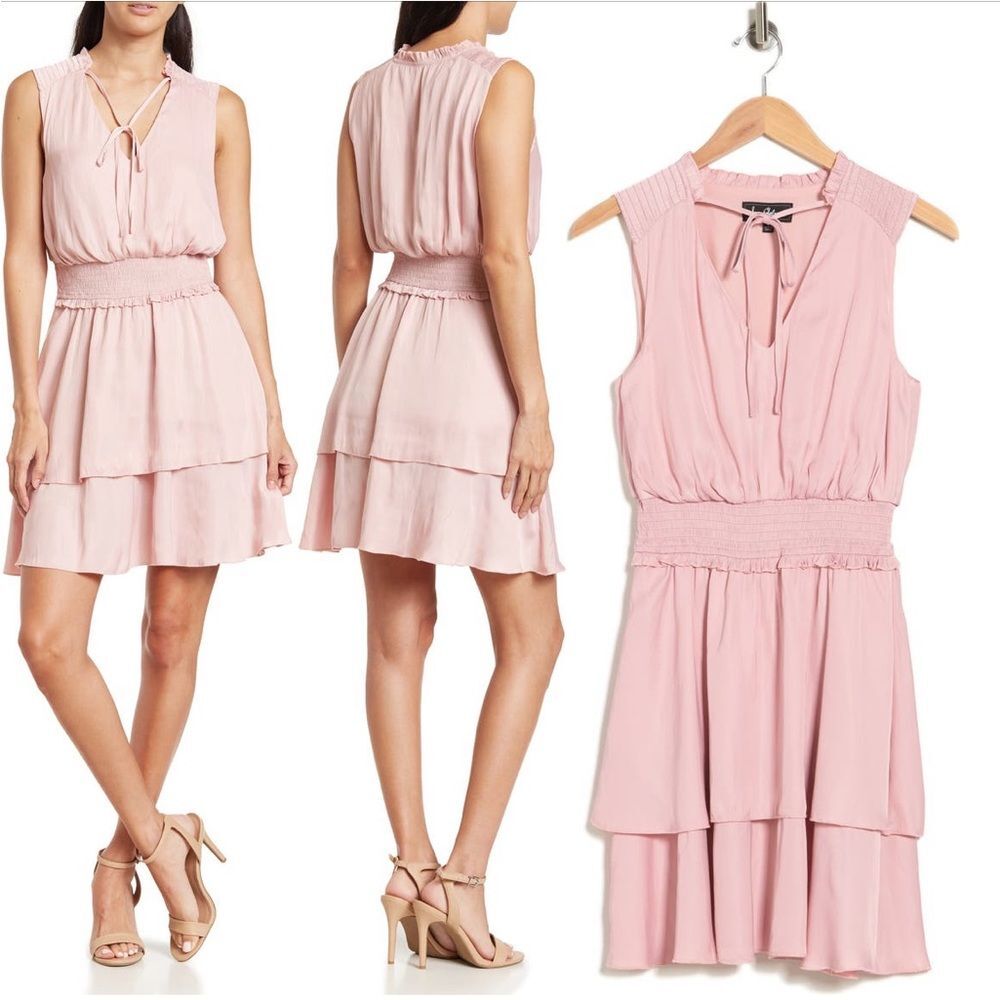 Sam Edelman Tie Neck Mini Dress